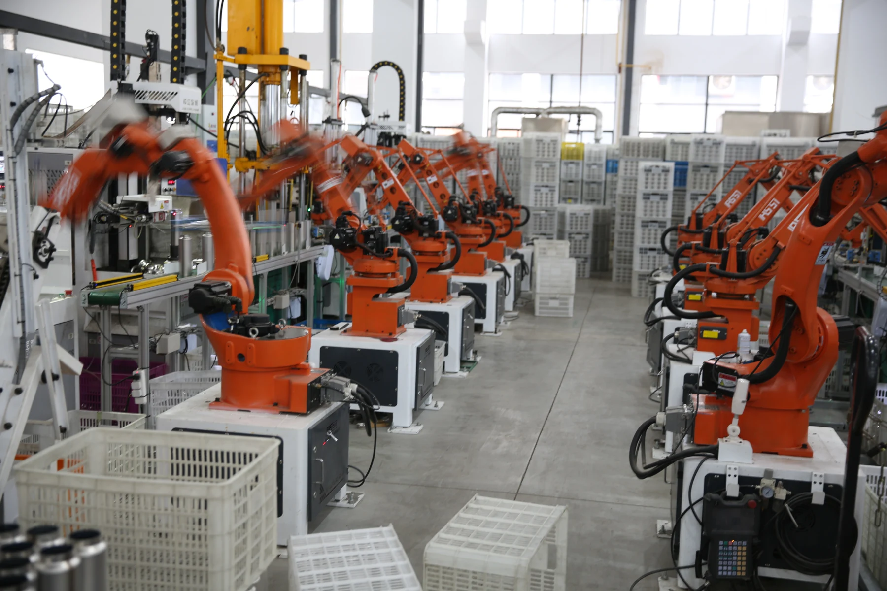 Automated drinkware production equipment