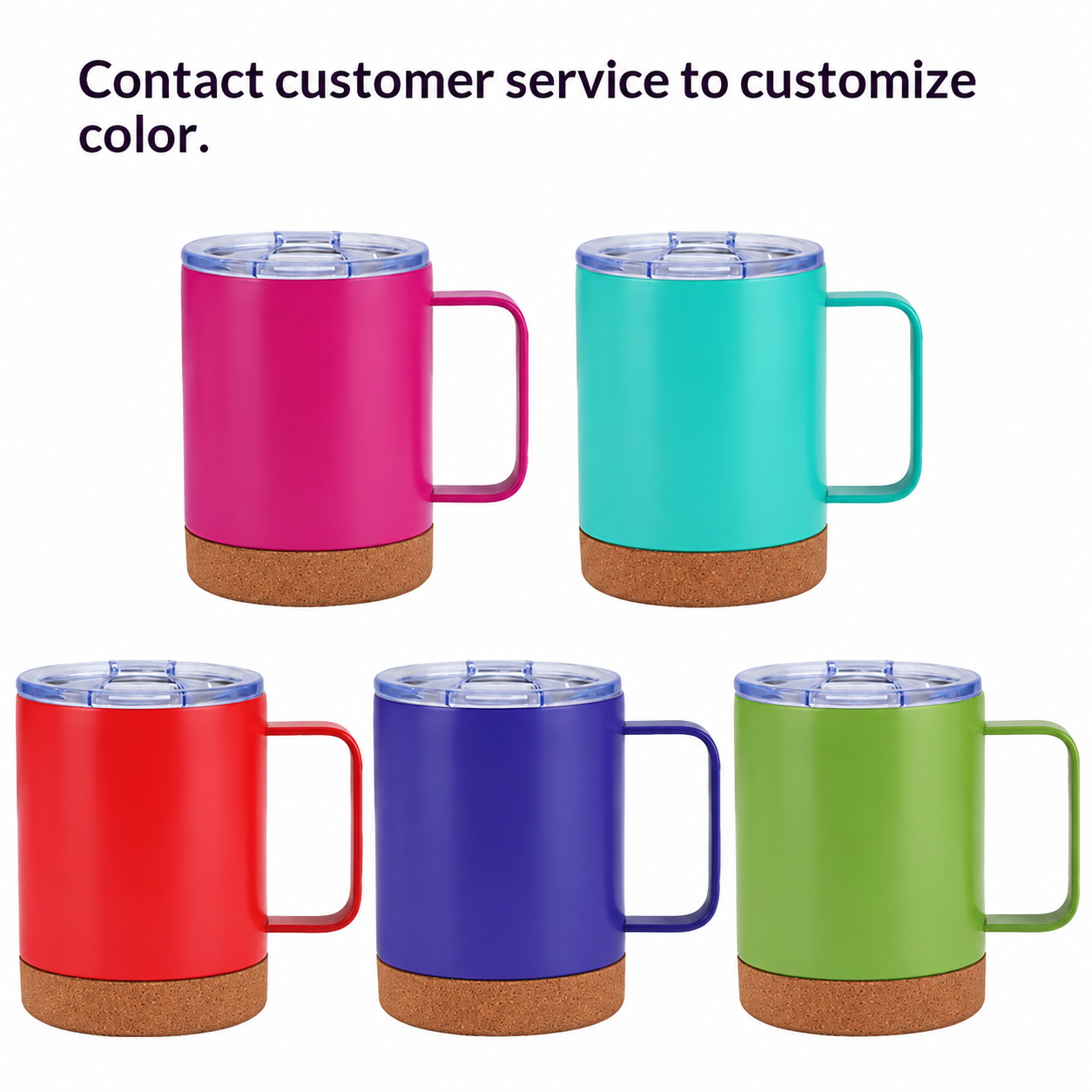 Cork Base Insulated Coffee Mug