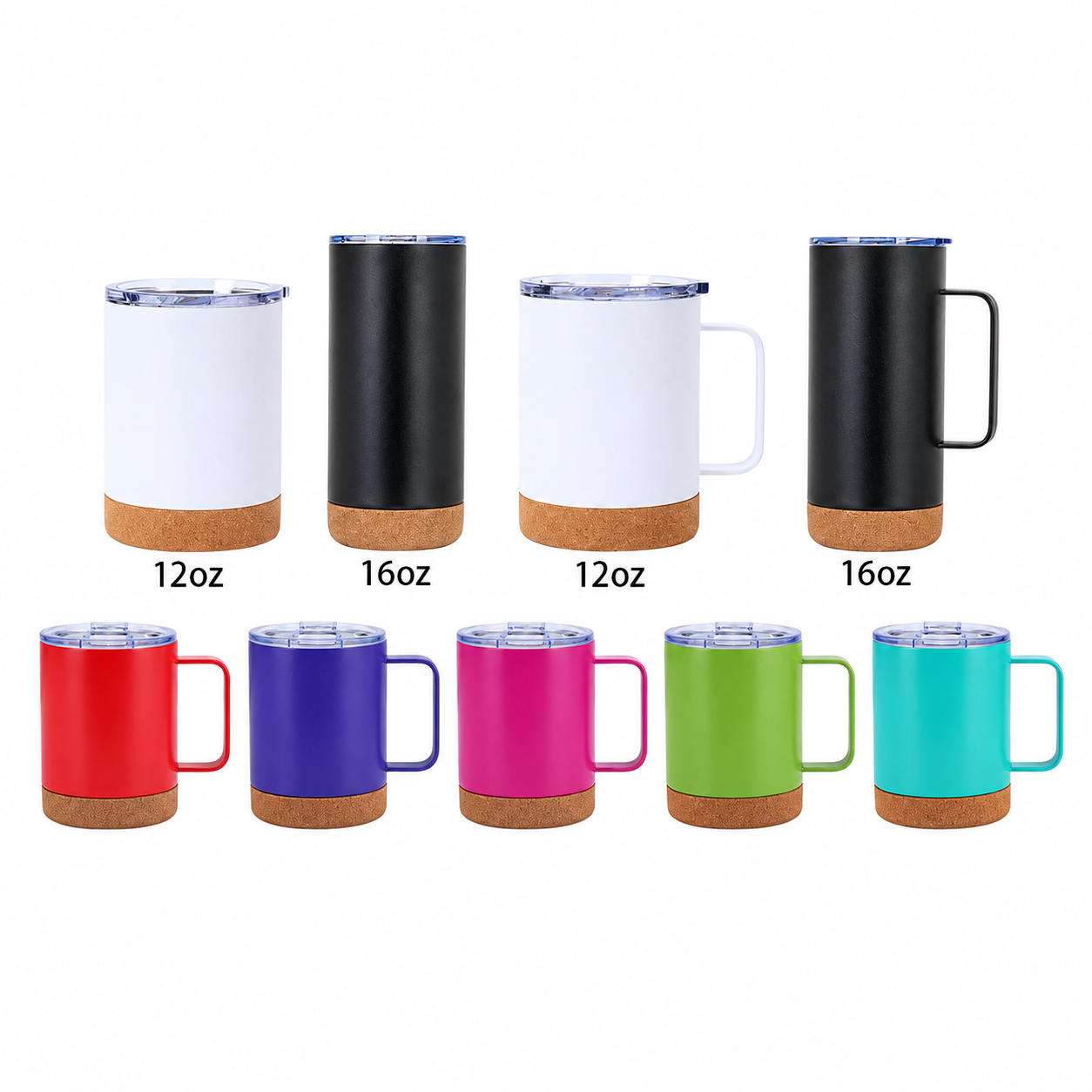 Cork Base Insulated Coffee Mug — view 2