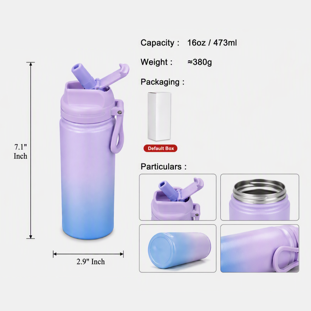 Wide Mouth Hydration Flask — view 2