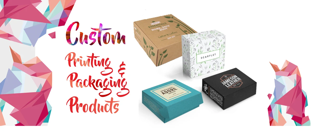 External illustration of printed carton and gift-box designs