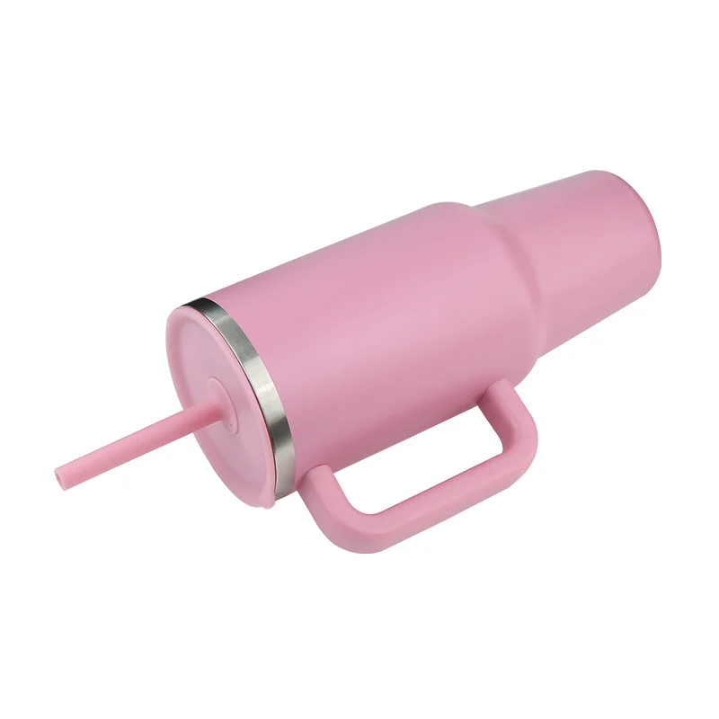 40oz Handle Tumbler with Push-Press Lid — view 3