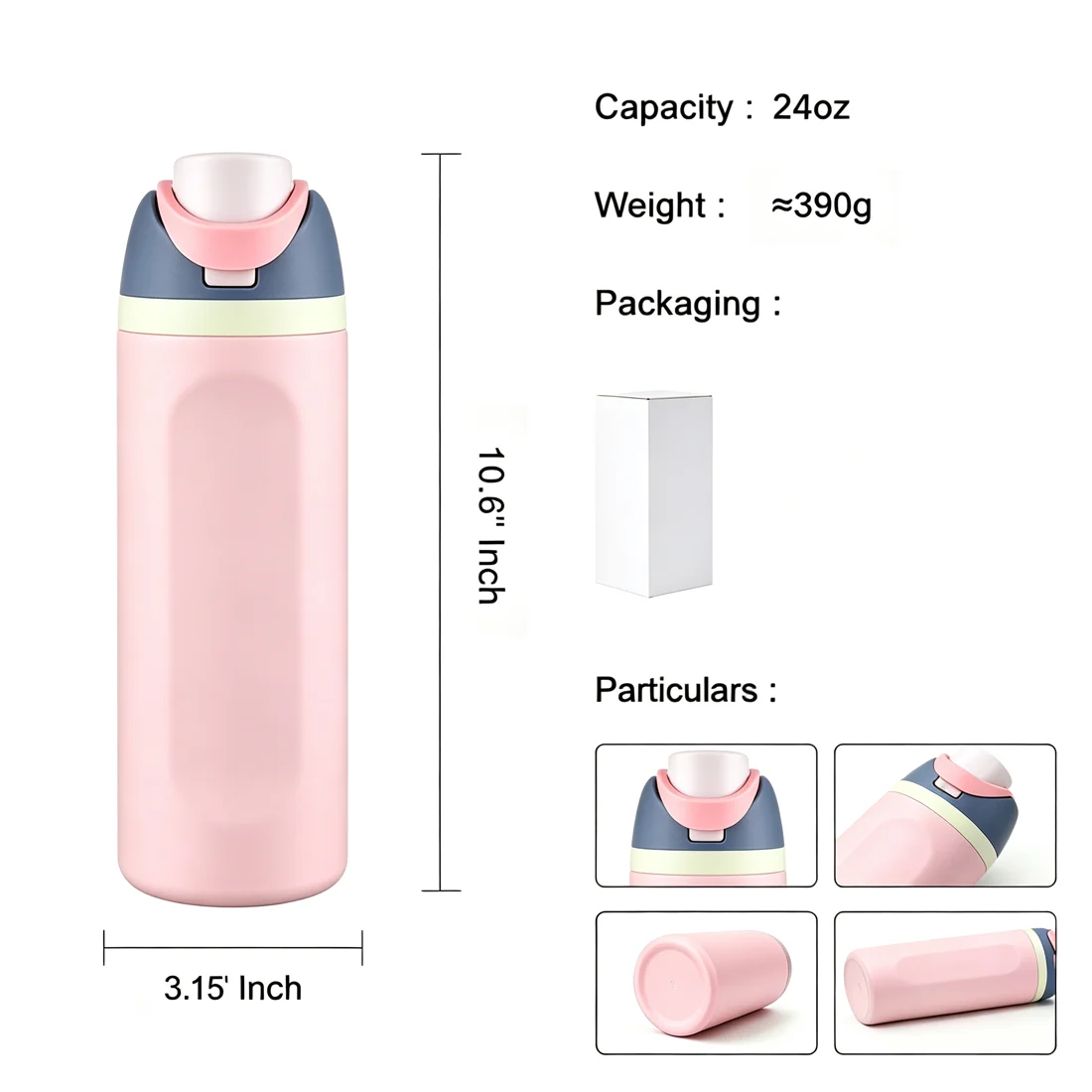 Two-Way Spout Sports Water Bottle — view 2