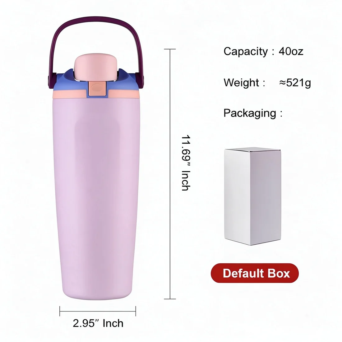 30/40oz Large Handle Tumbler — view 2