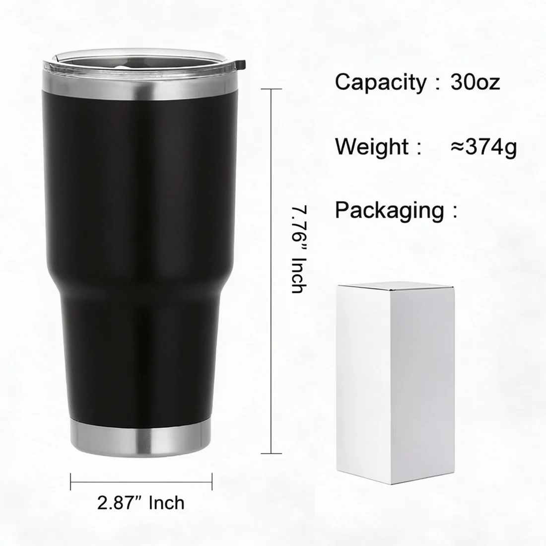 30oz Portable Insulated Tumbler — view 2