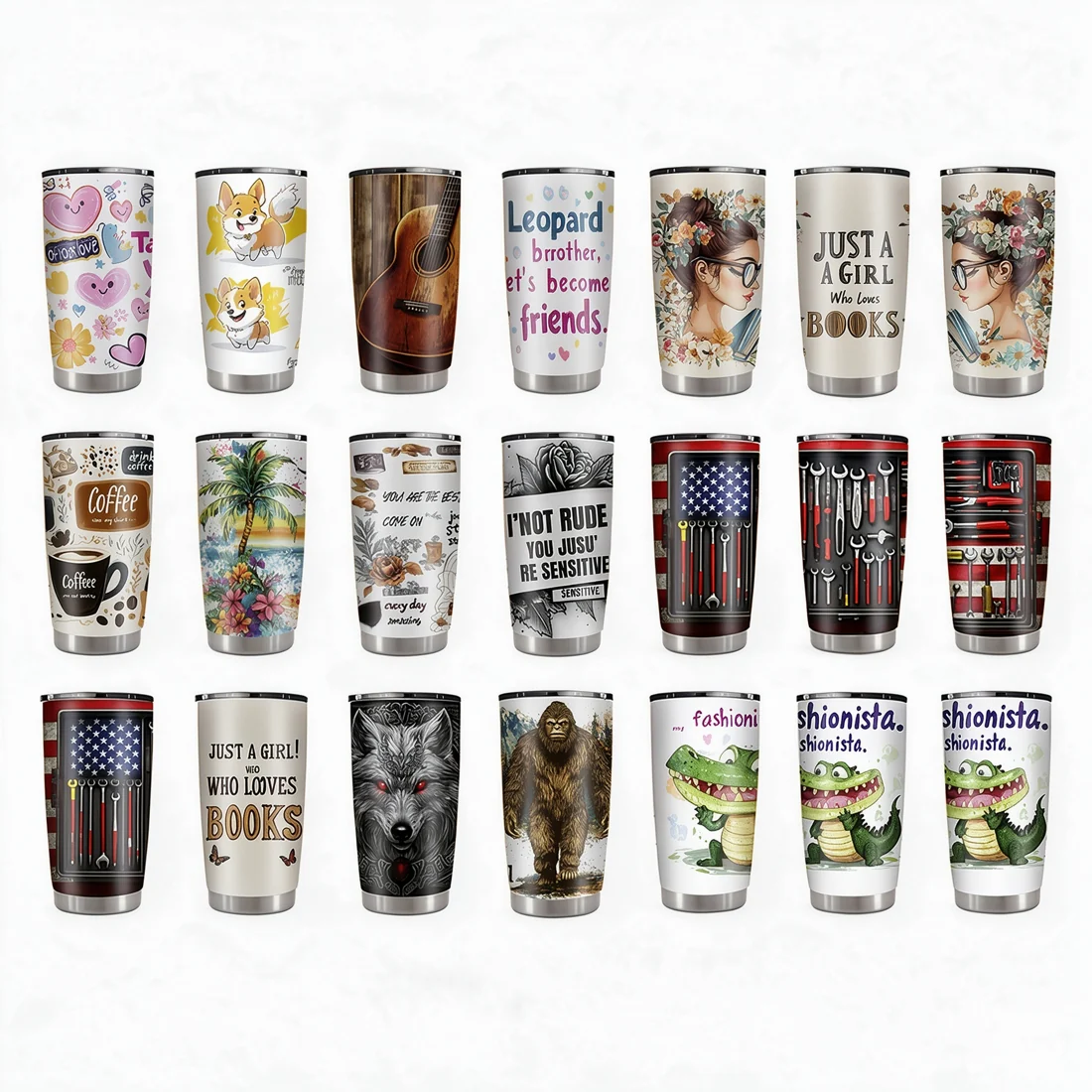 20oz Slim Travel Tumbler