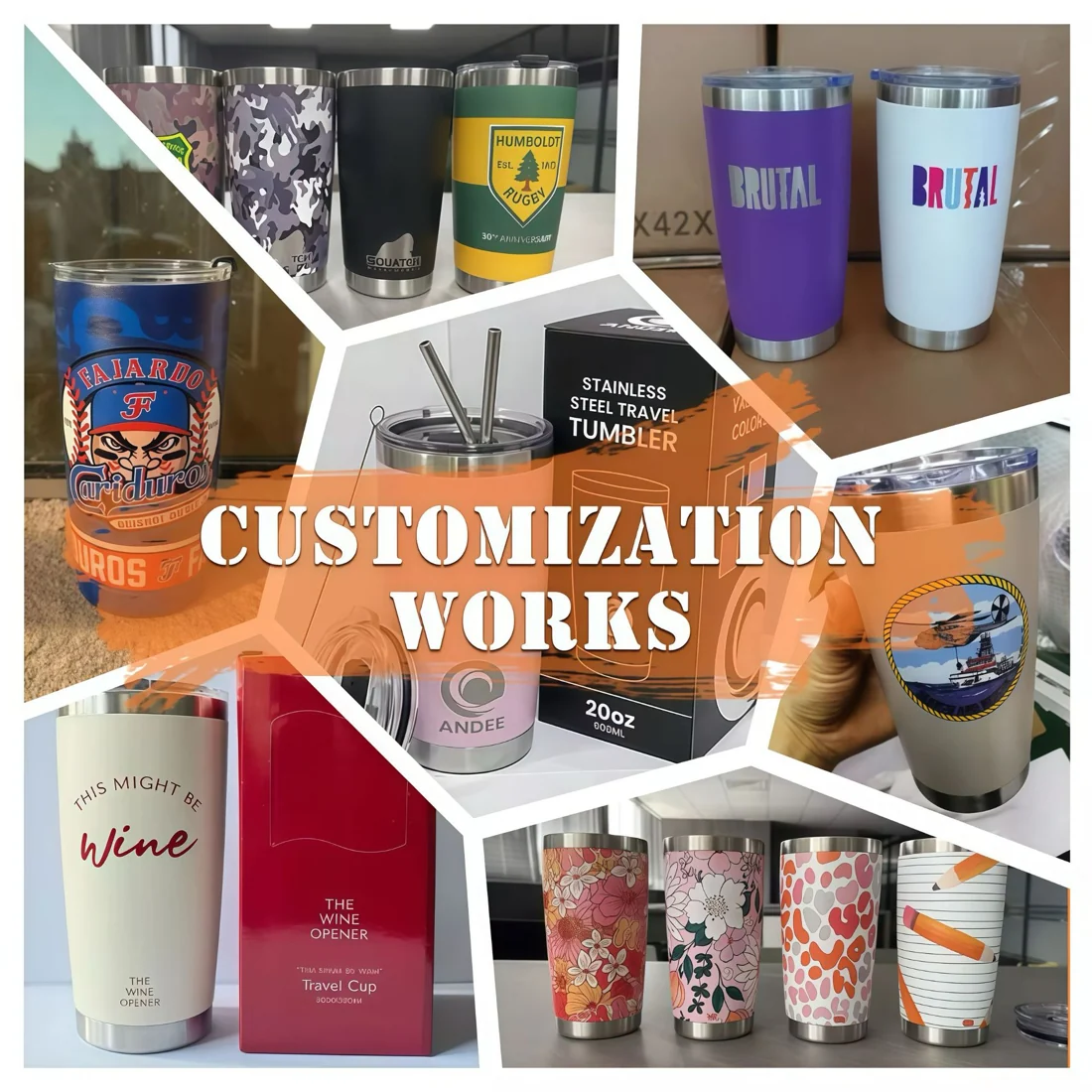 20oz Slim Travel Tumbler — view 3