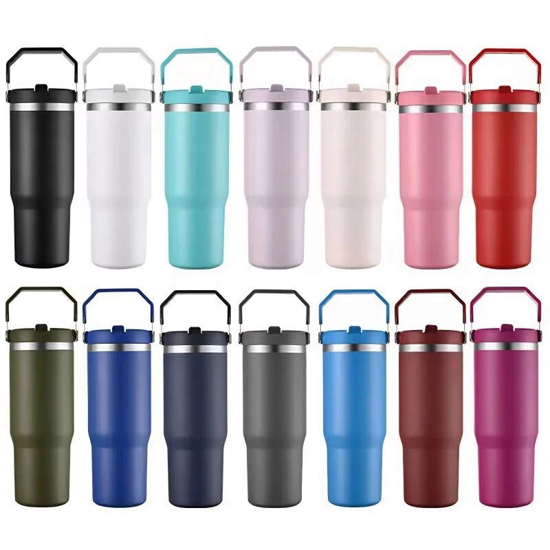 20/30oz Carry Handle Coffee Tumbler