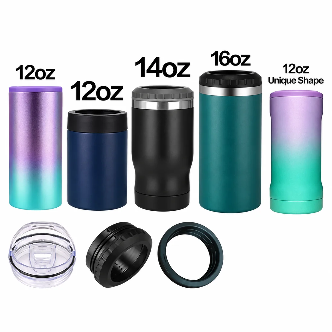 Stainless Steel Can Cooler — view 2
