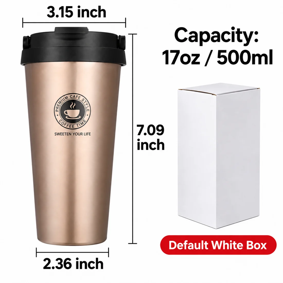 17oz Coffee Travel Mug — view 2