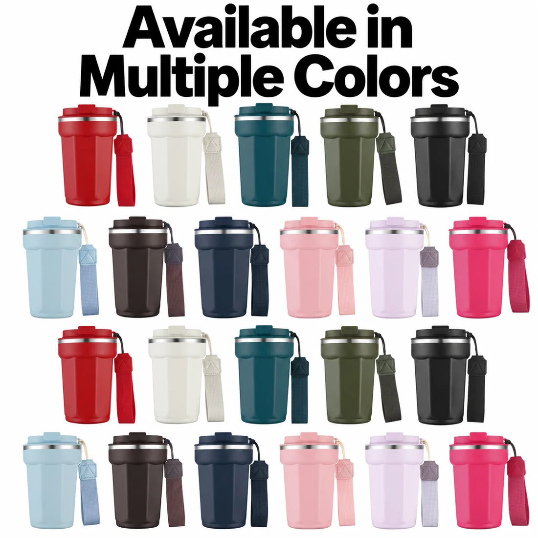 13/17oz Coffee Mug with Carry Strap