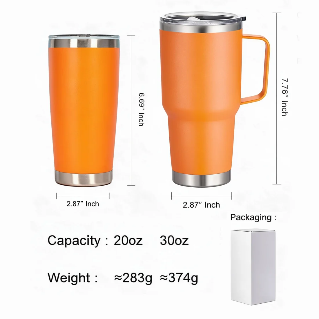20/30oz Coffee Mug with Handle — view 2