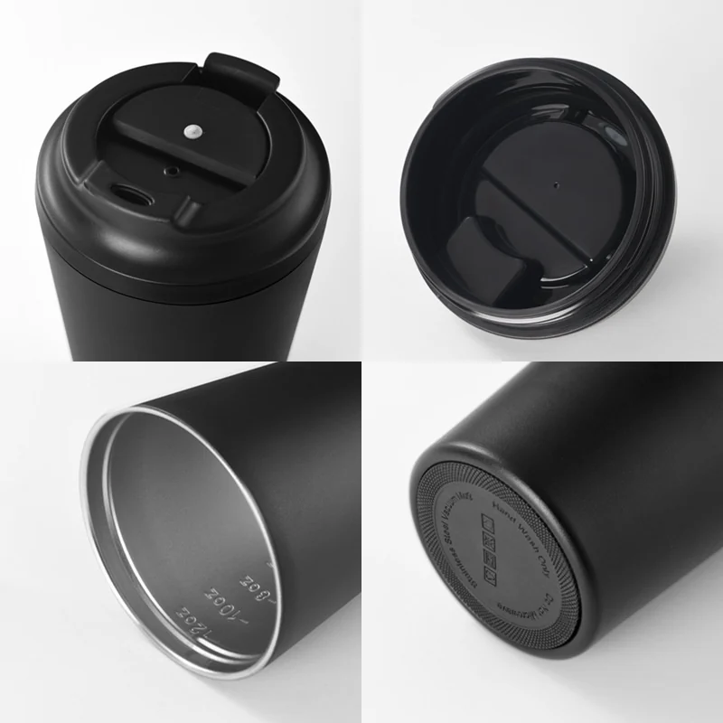 12oz Coffee Mug with Measurement Marks — view 3