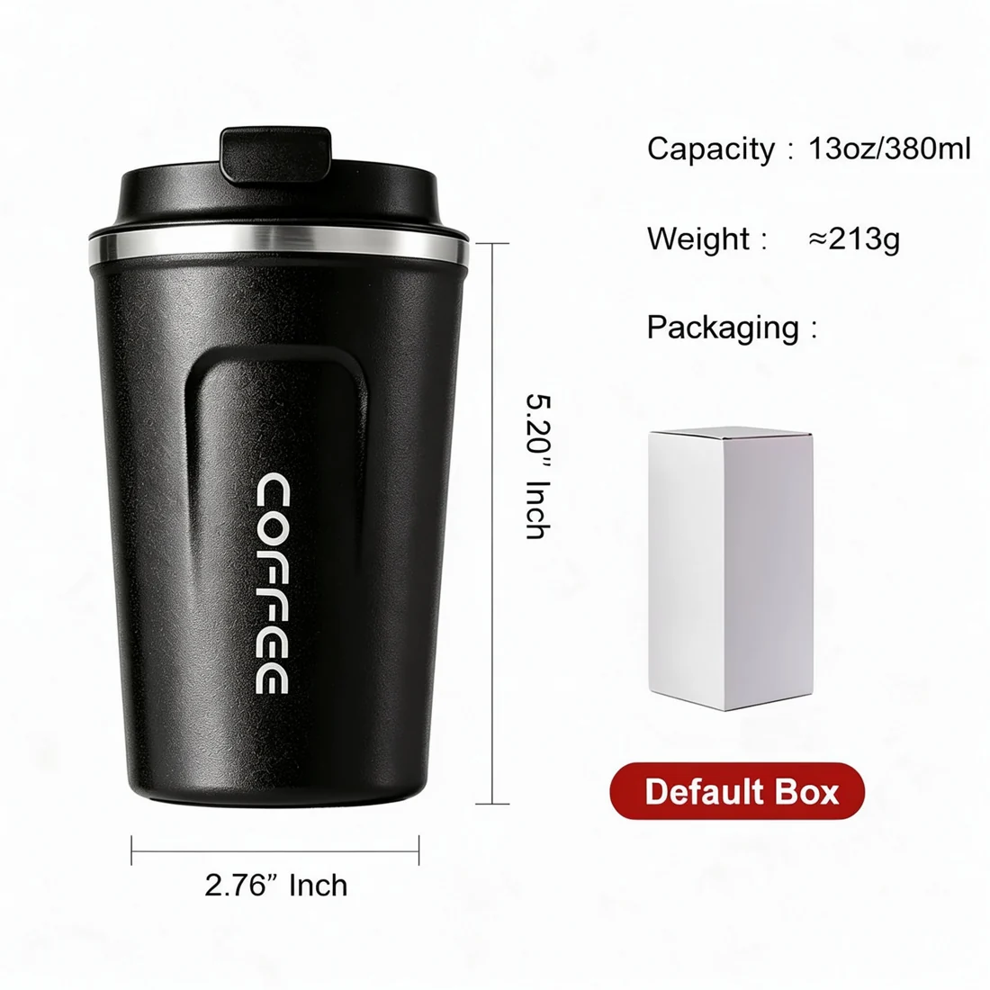 Portable Insulated Coffee Cup — view 2