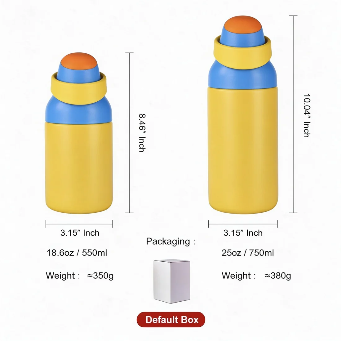 Color Block Sports Water Bottle — view 2