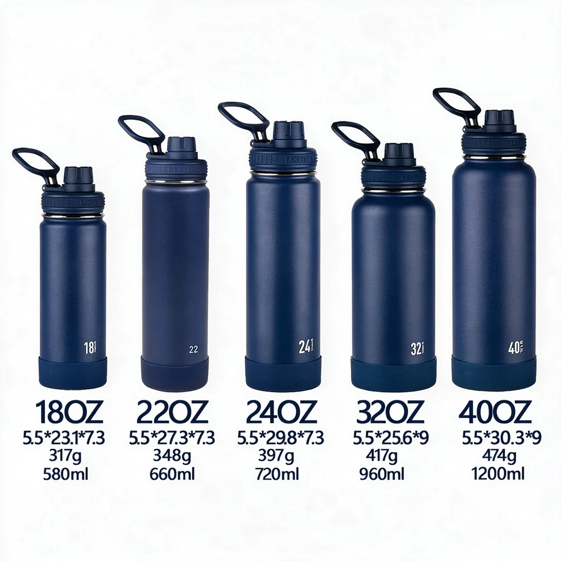 32/40oz Portable Sports Bottle