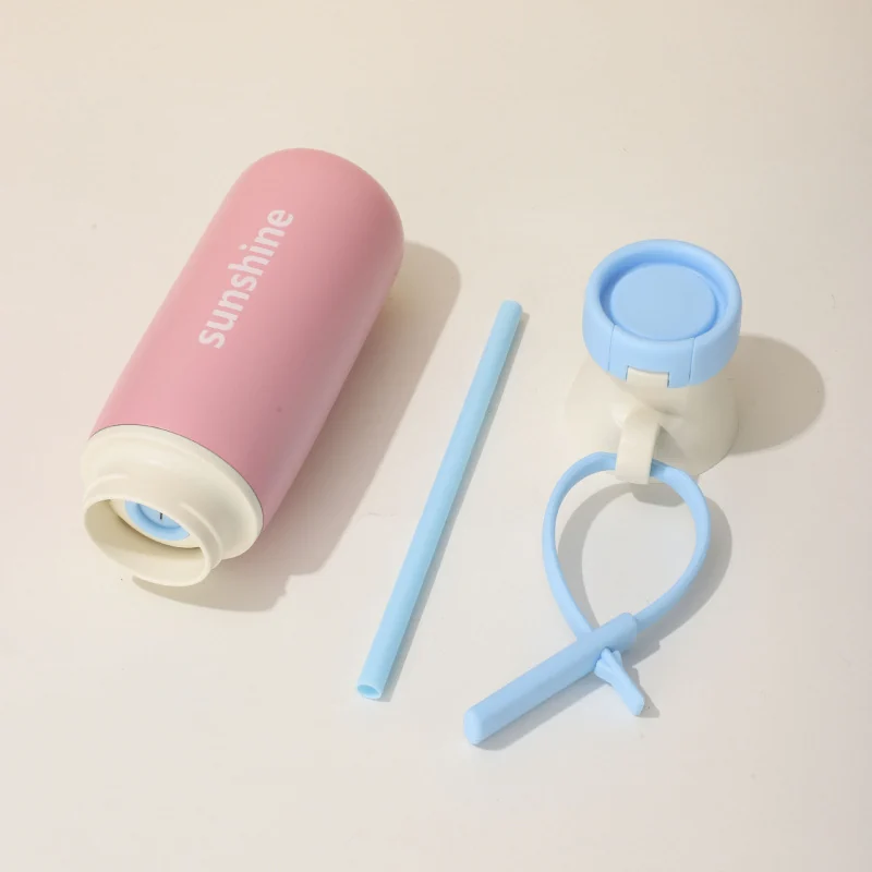 Color Collection Straw Milk Bottle — view 2