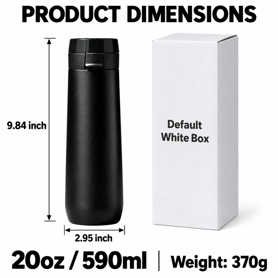 20oz Push Button Travel Mug — view 2