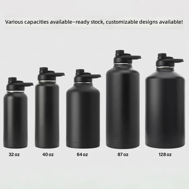 64/87/128oz Outdoor Hydration Bottle — view 2