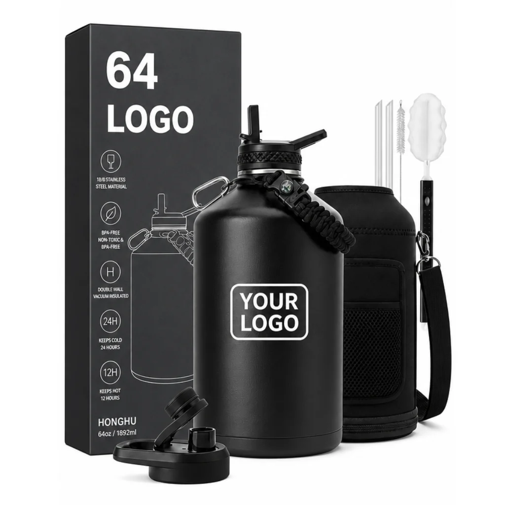 64/87/128oz Sports Bottle Collection