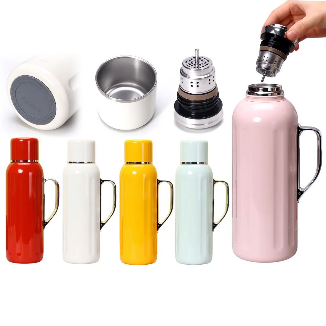 34oz Vacuum Insulated Teapot — Striped